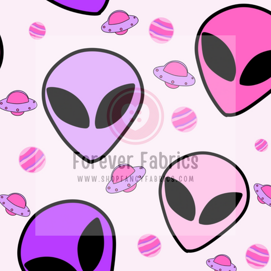 Pink Aliens  |Preorder | By The Yard