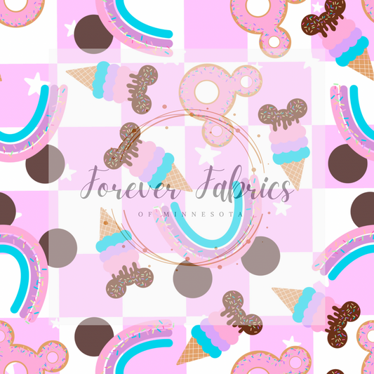 Light Pink Park Snacks | Preorder | By The Yard
