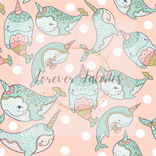 Playful Narwhal | Preorder | By The Yard