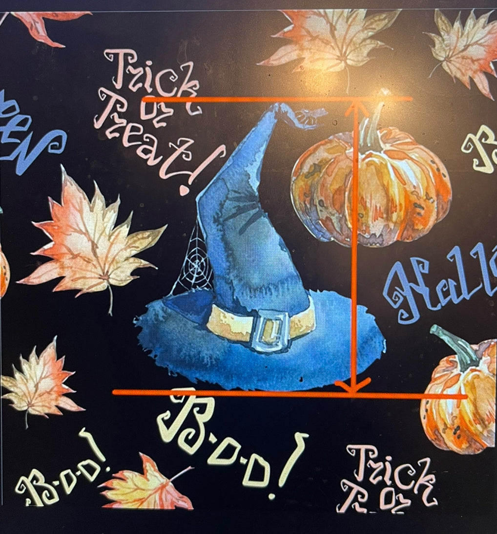 Witches Hats & Pumpkins      |Preorder |By The Yard