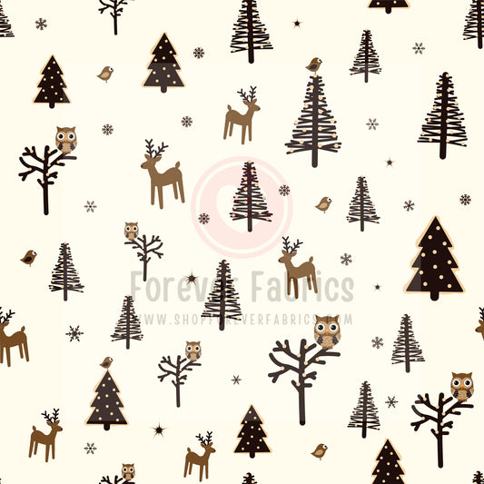 Trees & Reindeer | Preorder | By The Yard