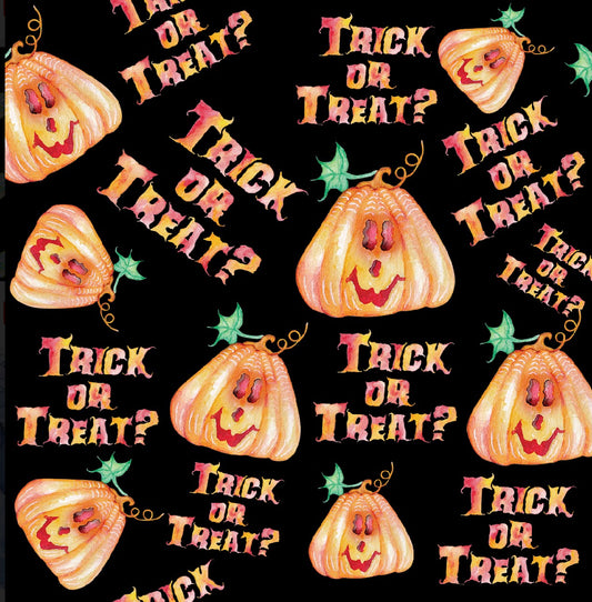 Trick Or Treat Pumpkins| Preorder | By The Yard