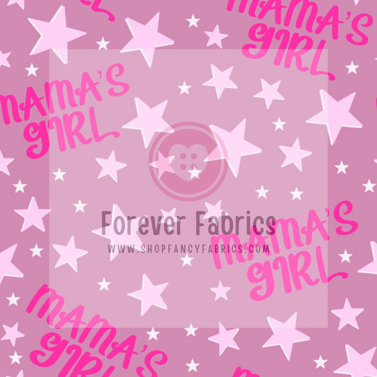 Mamas Girl Stars    |Preorder | By The Yard